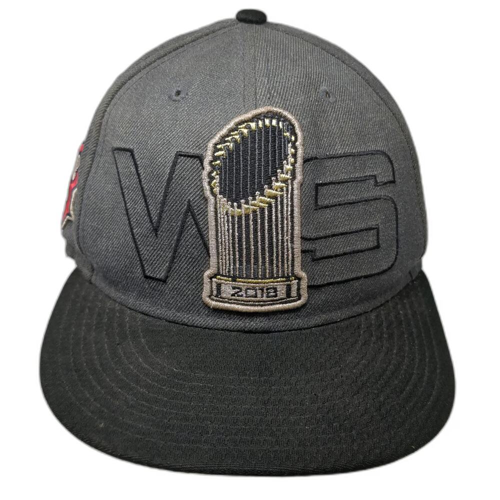 New Era Boston Red Sox MLB Snapback Hat Gray One Size 2018 World Series Trophy